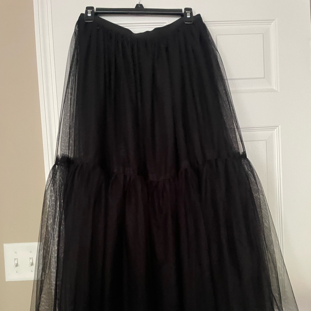 Tulle Ballerina Midi Skirt